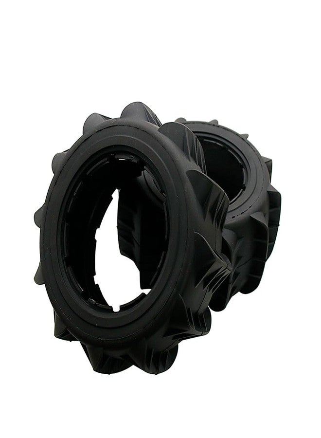 FLMLF Sand Wheel Tire Skin Set Universal Front Rear Tyre for 1/5 HPI ROFUN ROVAN KM Baja 5B 5T 5SC SS Kraton 8s Losi DBXL-E 2.0 - Image 2